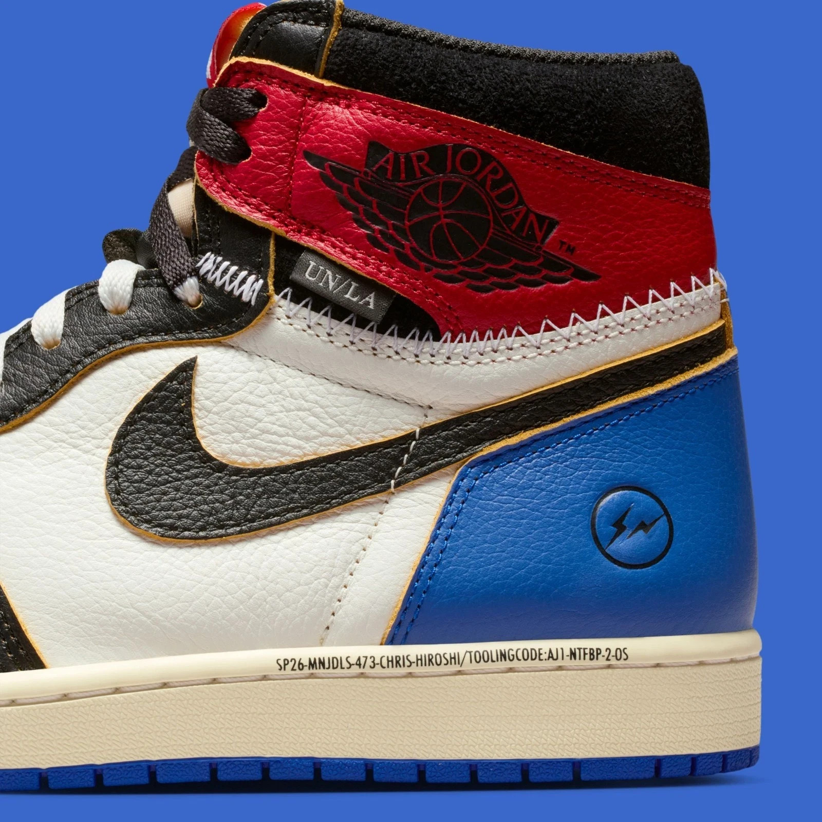 fragment design × UNION × Nike Air Jordan 1 High OG IO7847-002 Men’s US3-14 New