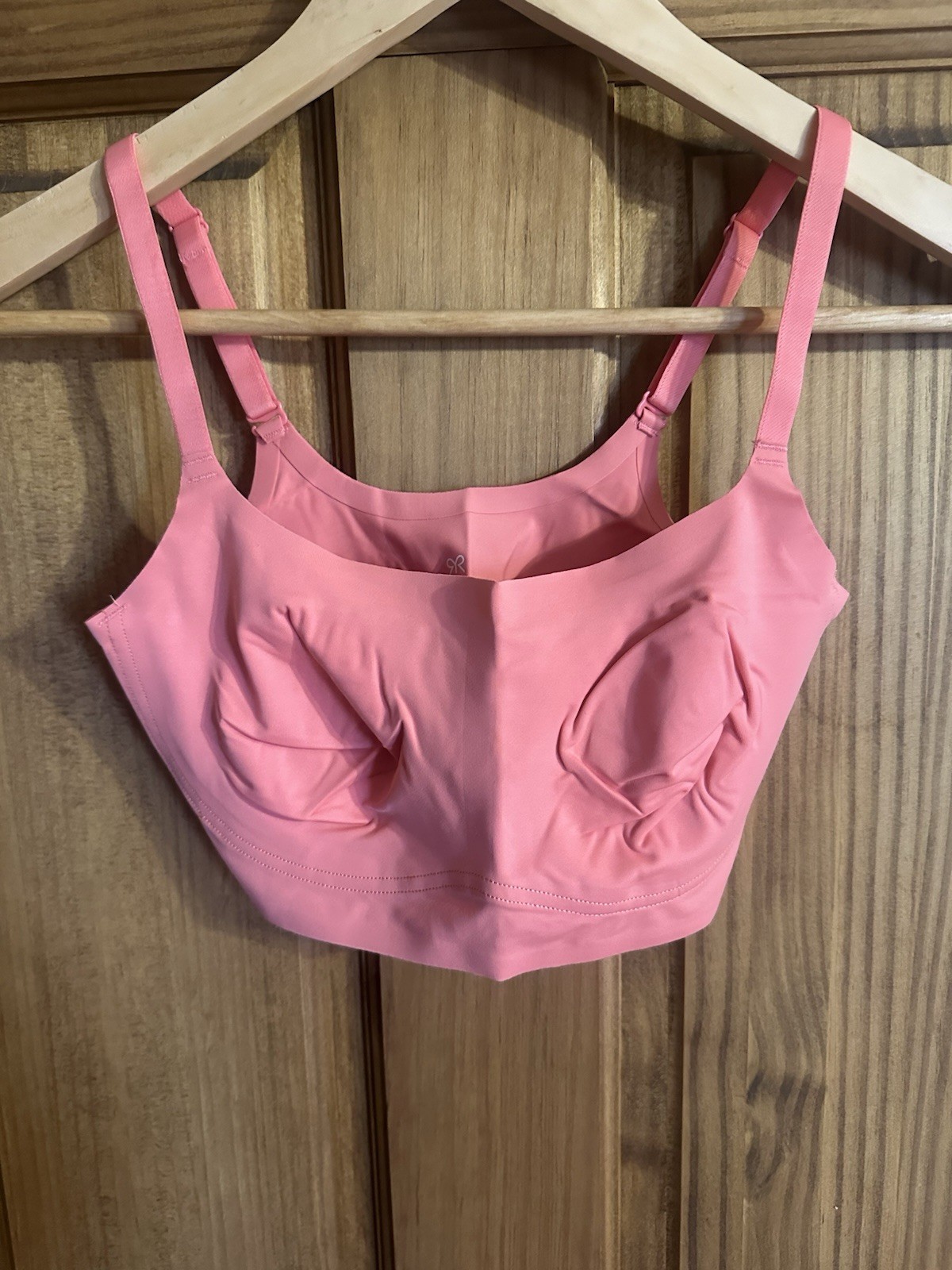 RUBY RIBBON SECOND SKIN SCOOP Wireless DEMIETTE #1807 Pink Sorbet Sz 32 NEW