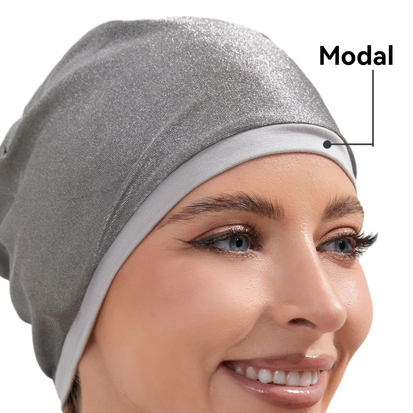 Silver Fiber EMF RF Protection Hat Anti Radiation Shield Large Size