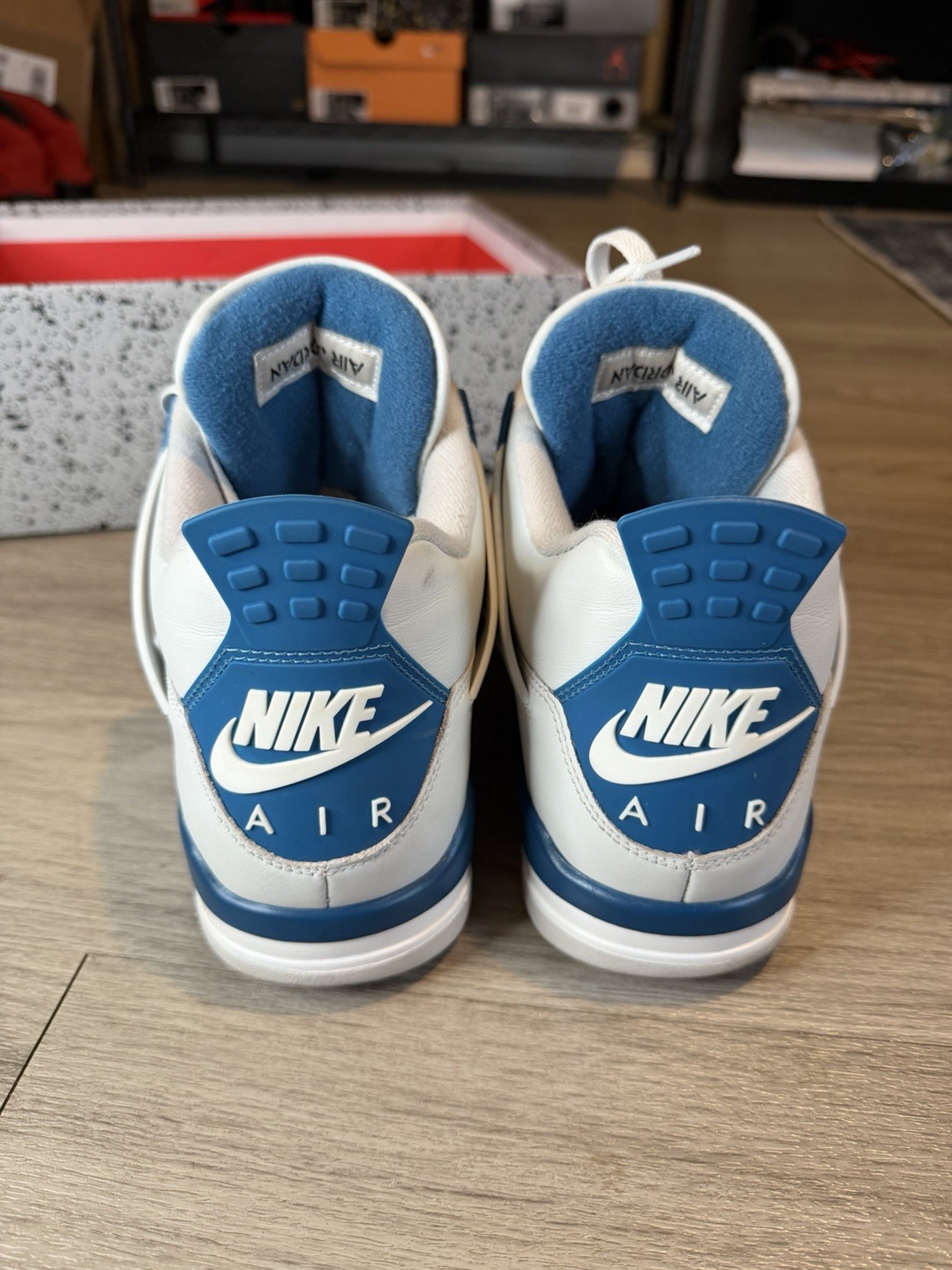 Size 10.5 – Air Jordan 4 Retro 2024 Military Blue (FV5029-141) CLEAN MENS