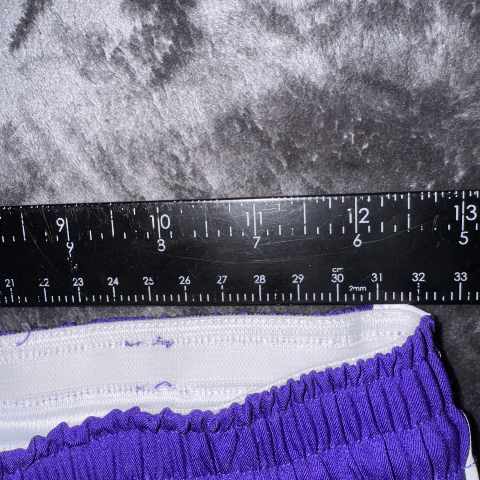 Nike Dri-FIT Basketball Shorts Purple White 436642-546 Mens Small 9in Inseam