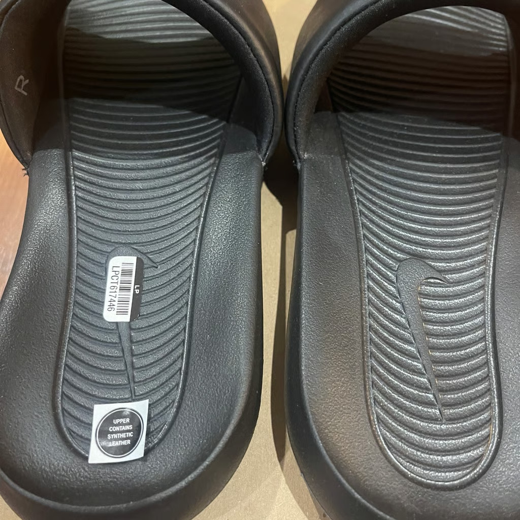 Nike Victori One Slide Black White Size 12 Mens Brand New No Box) Ships Tomorrow