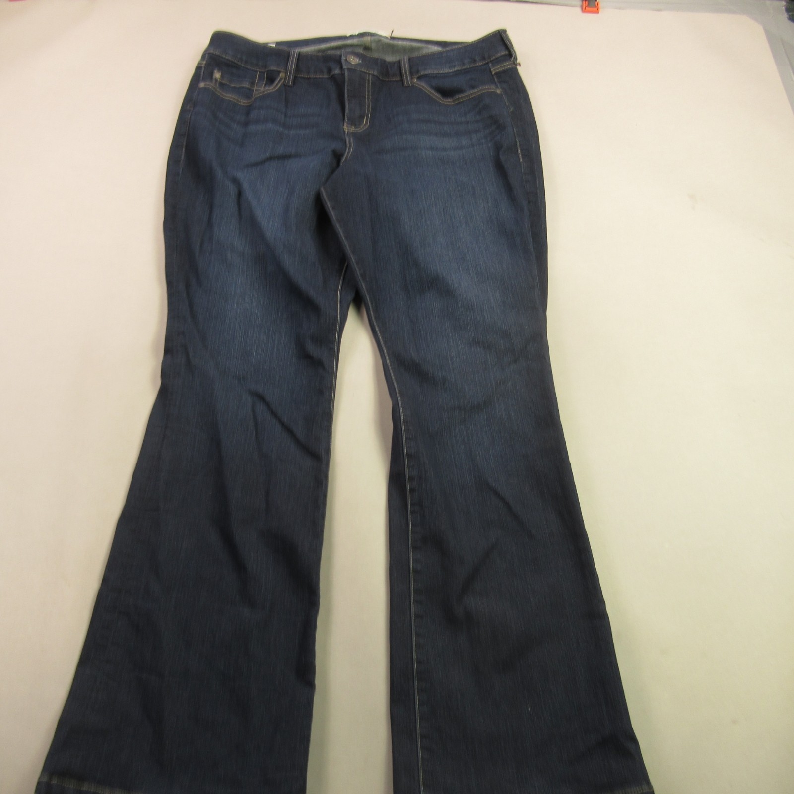 Torrid Jeans Womens 20 Regular Wide Leg Pockets Blue Denim Slim Boot