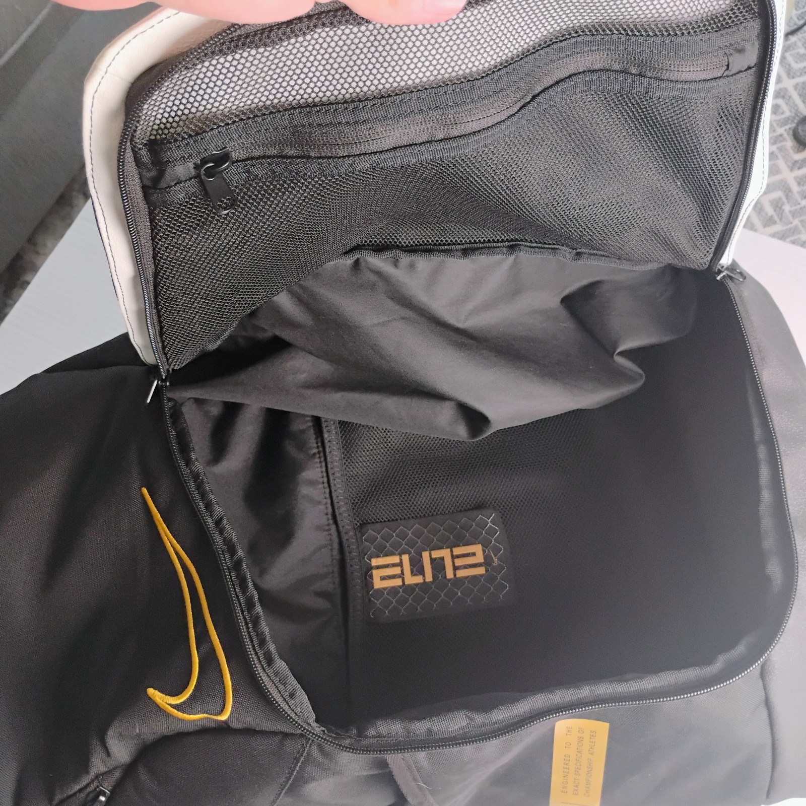 Nike Elite Pro 32L Basketball Backpack – Black/Gold