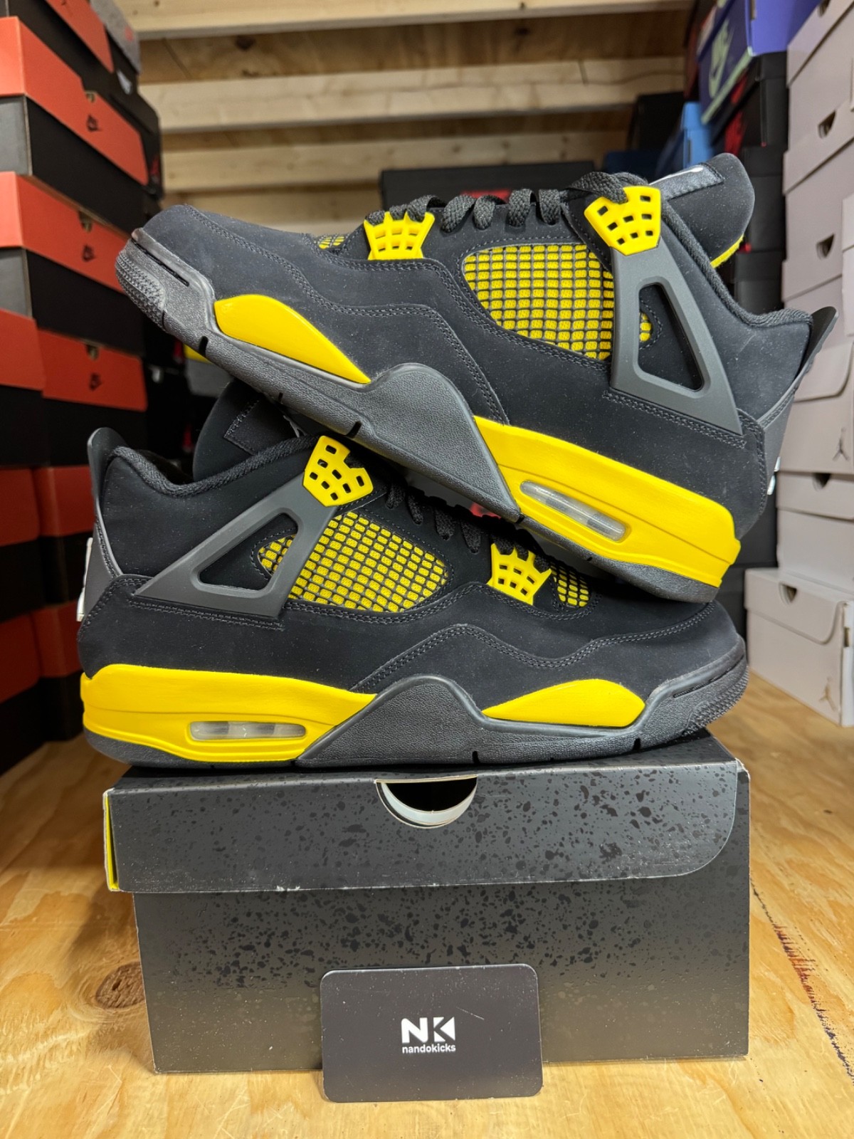 Air Jordan 4 Retro ‘Yellow Thunder’ 2023 DH6927-017 BRAND NEW MENS SIZES