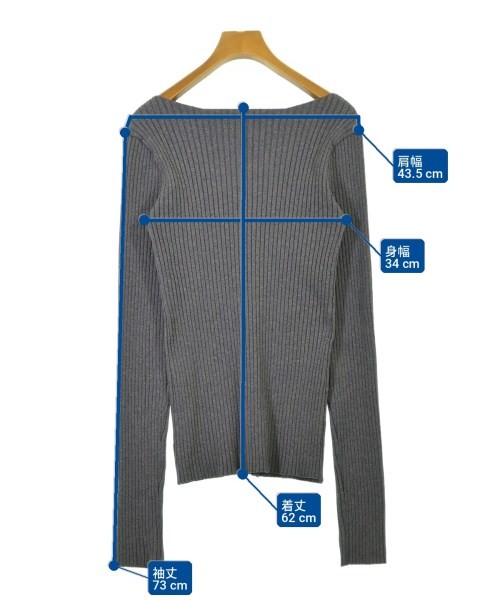 MIESROHE Sweaters Gray (Approx. M) 2200689280030