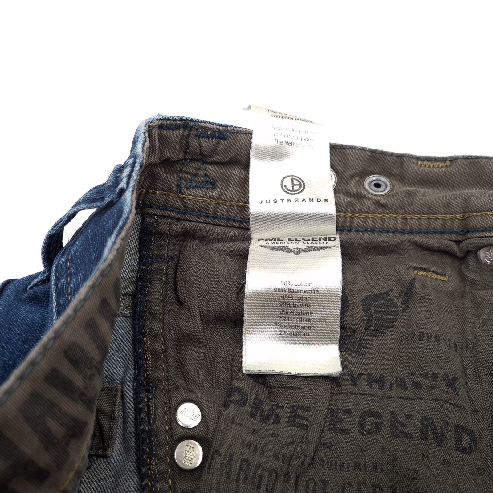 PME Legend Jeans Slim Men Stretch Skinny Of9 Size W31 L34