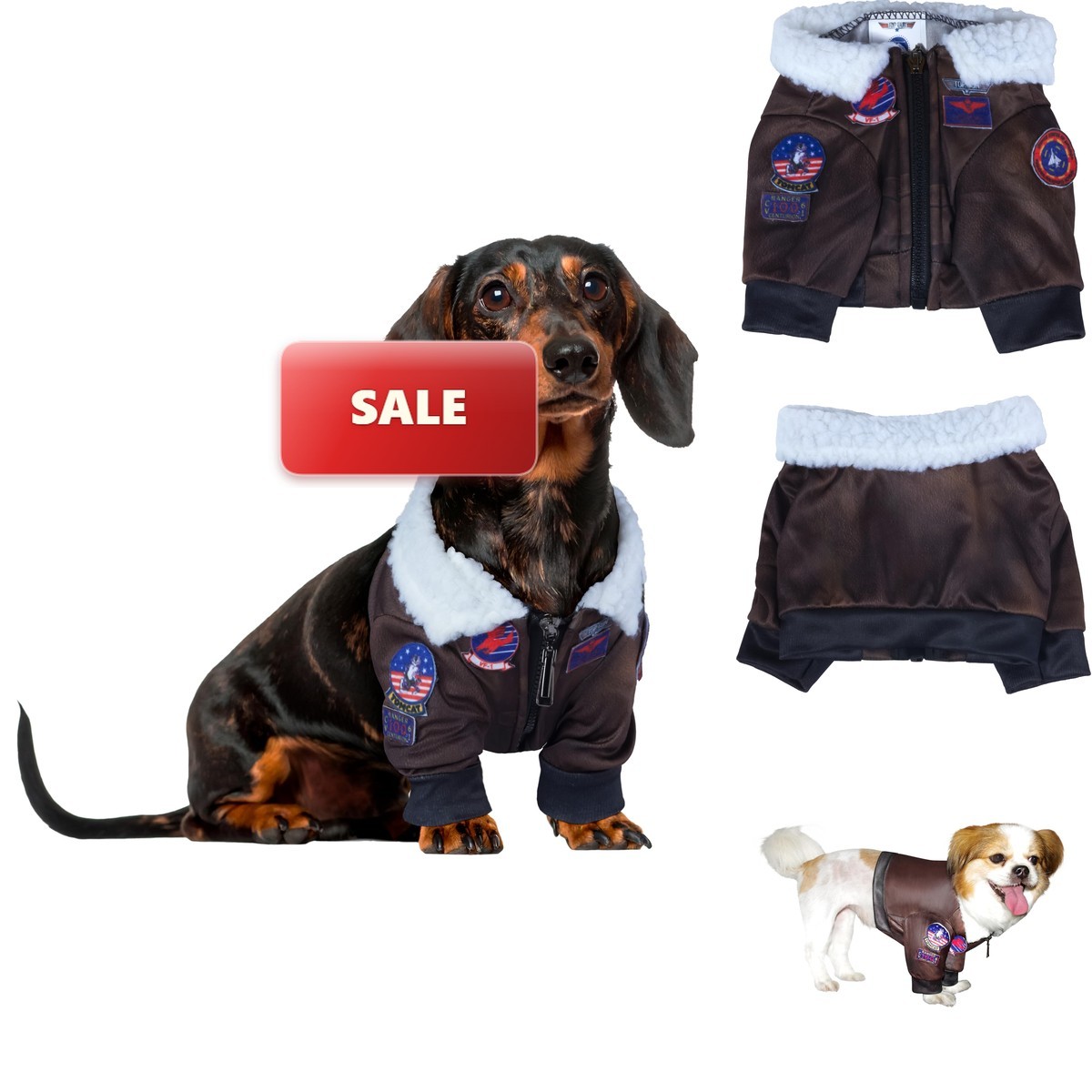 Top Gun Maverick Pet Costume For For Dogs Or Cats By Rubies, XS 202353_XS