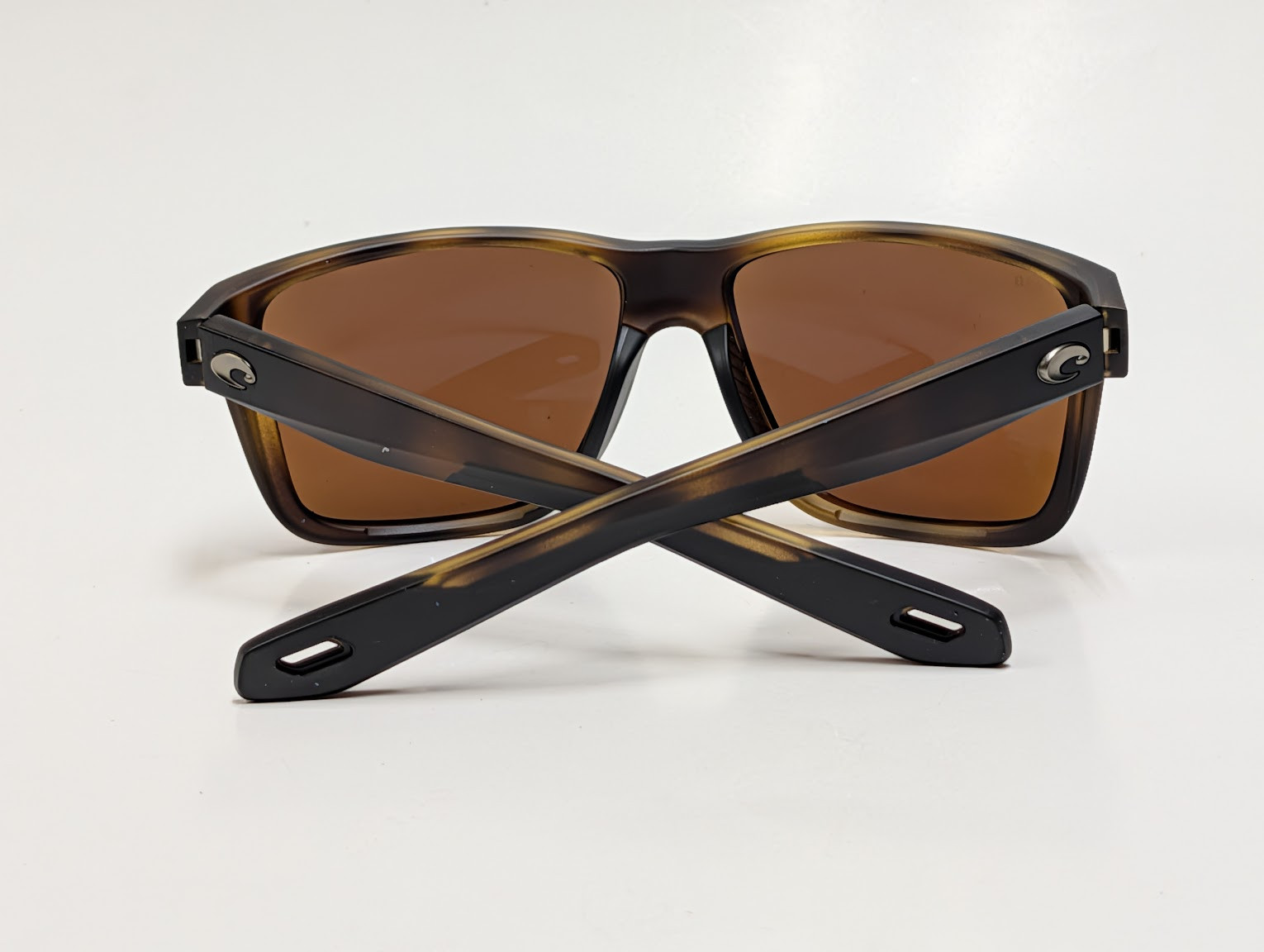 Costa Broadbill II sunglasses Matte Tortoise Green Mirror 580 glass polarized