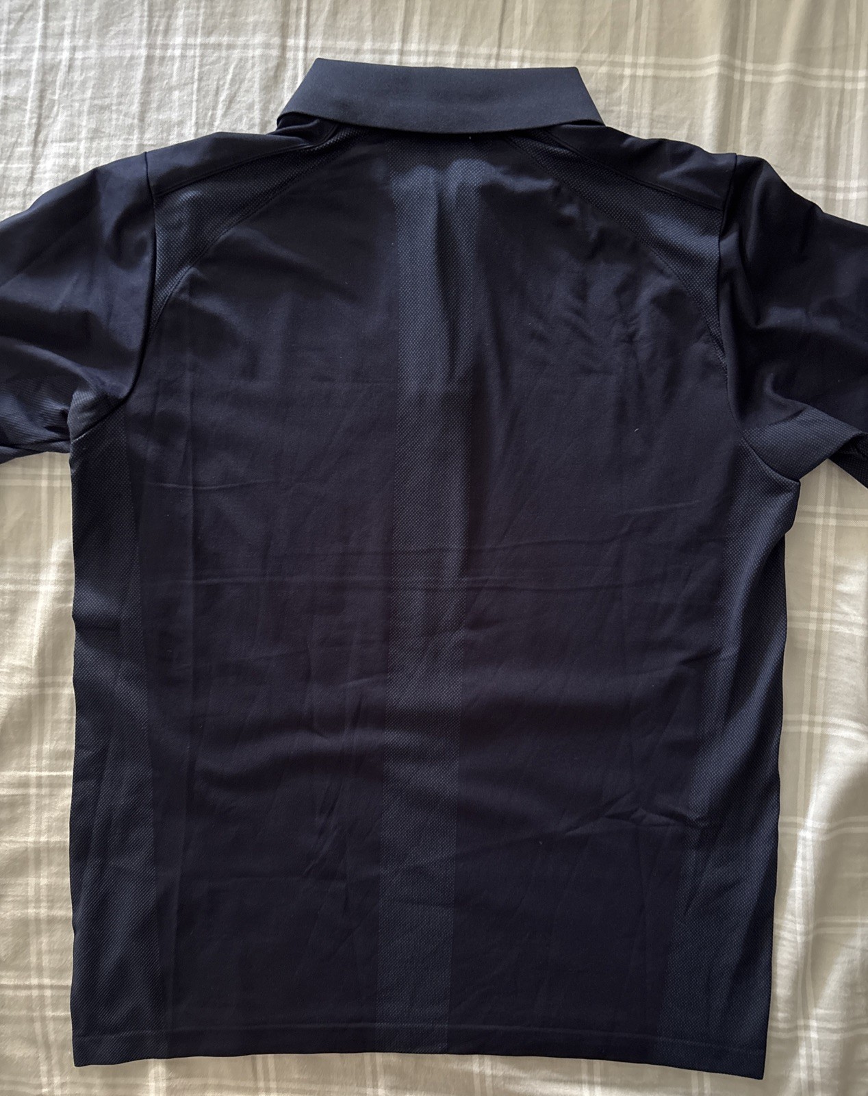 Uniqlo Roger Federer DRY-EX odor control quarter zip Polo Collar Size L Navy