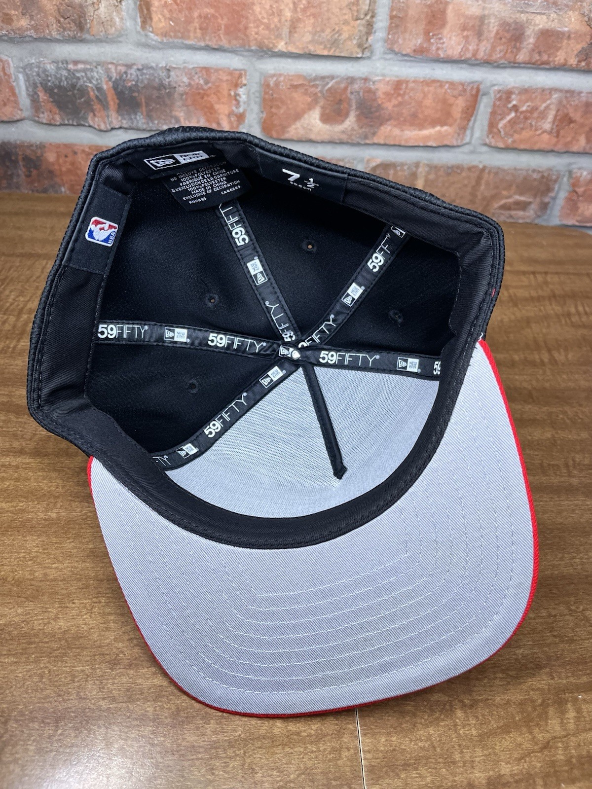New Era Houston Rockets 59Fifty 7 1/2 Dashmark Mesh Logo A-Frame NBA Hat