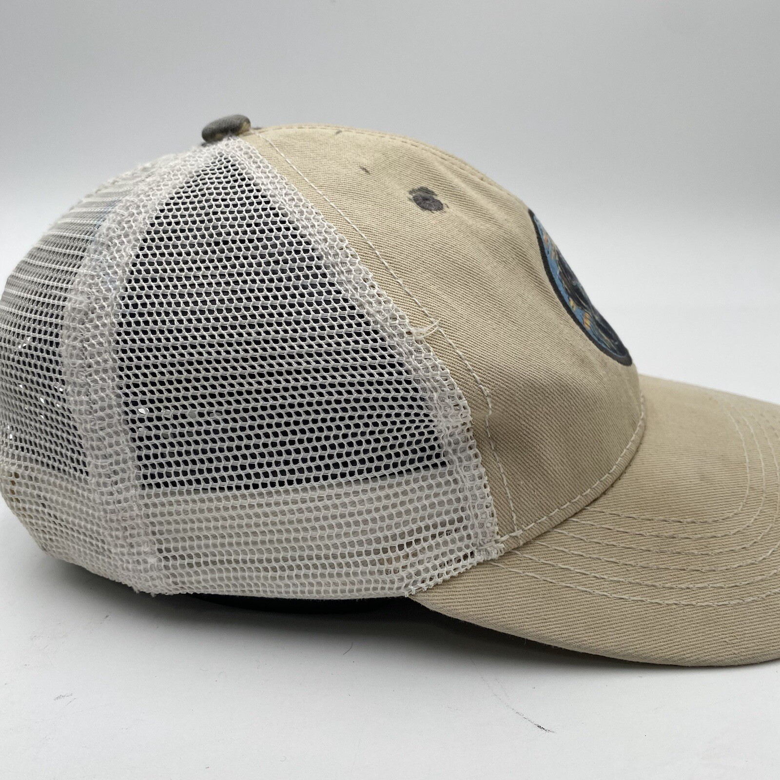 Southern Lure Bird Dog Lab SnapBack Hat Mesh Trucker Distressed