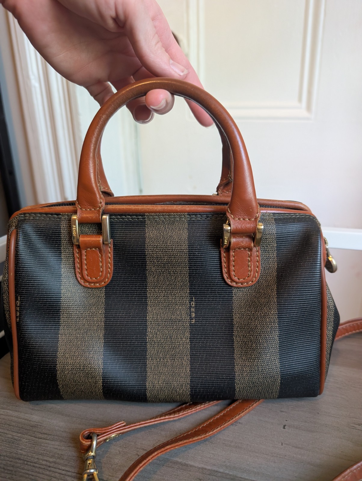 Vintage Fendi Nano Boston/Speedy Bag