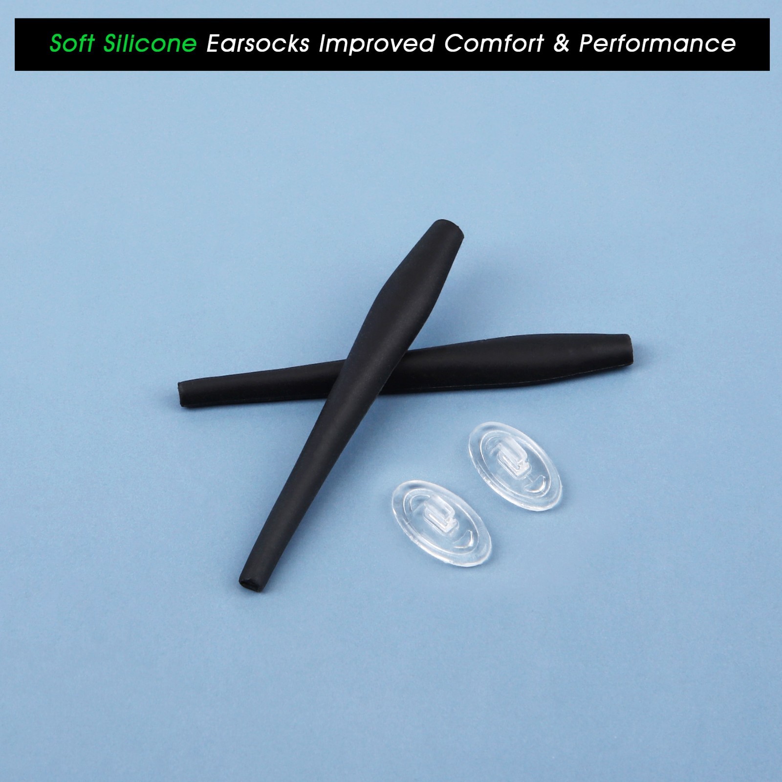 Replacement Rubber Kits Earsocks Nosepads for Oakley Crosshair 2.0 OO4044