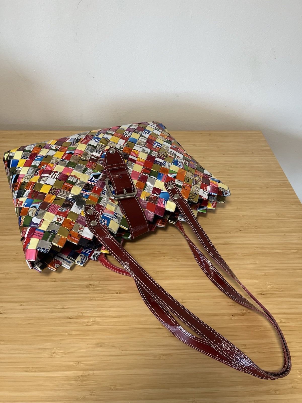 Nahui Ollin Style Candy Wrapper Tote Bag Purse PopArtsy Psychedelic Street Wear