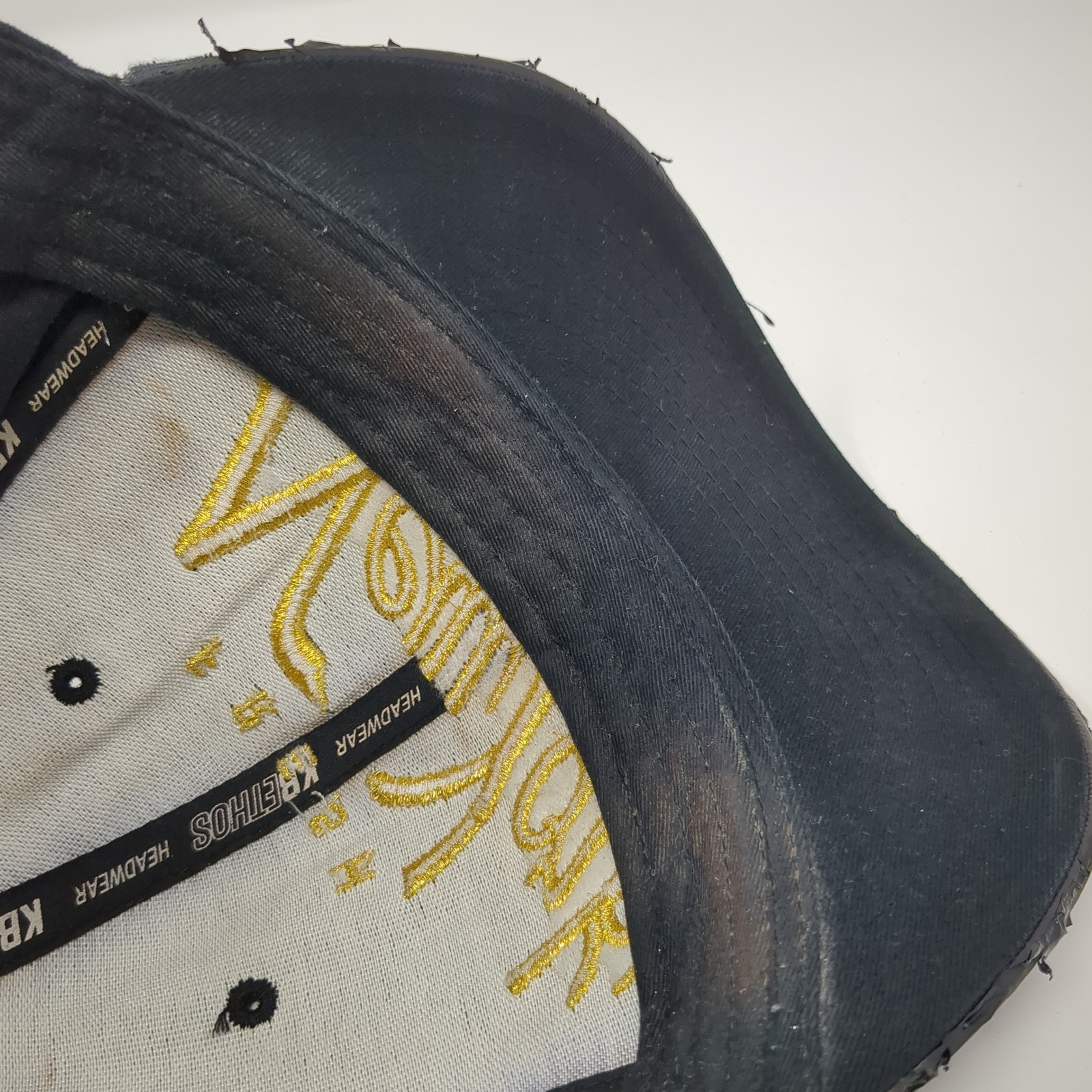 Fresh New York Snapback Hat Black One Size Embroidered Solid KB ETHOS