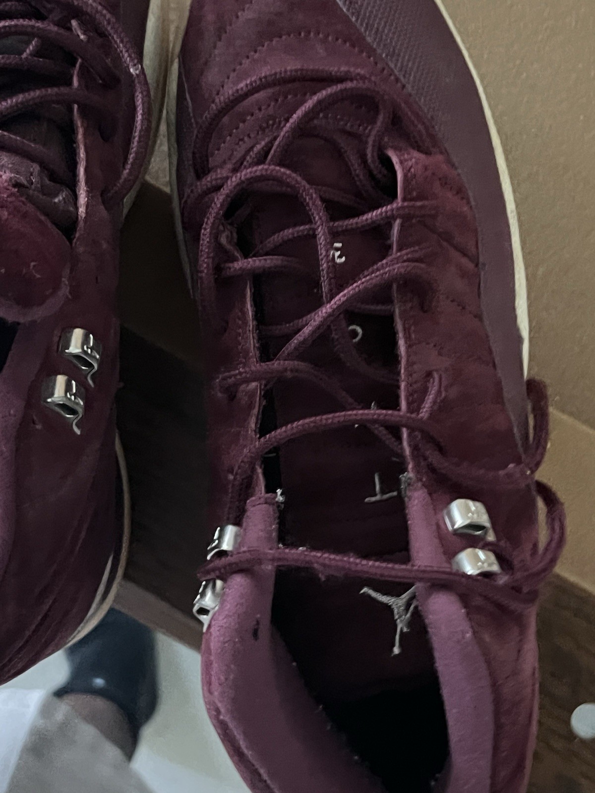 Jordan Air Jordan 12 Retro Bordeaux Mid Top Lace-Up Men’s Sneakers 2017