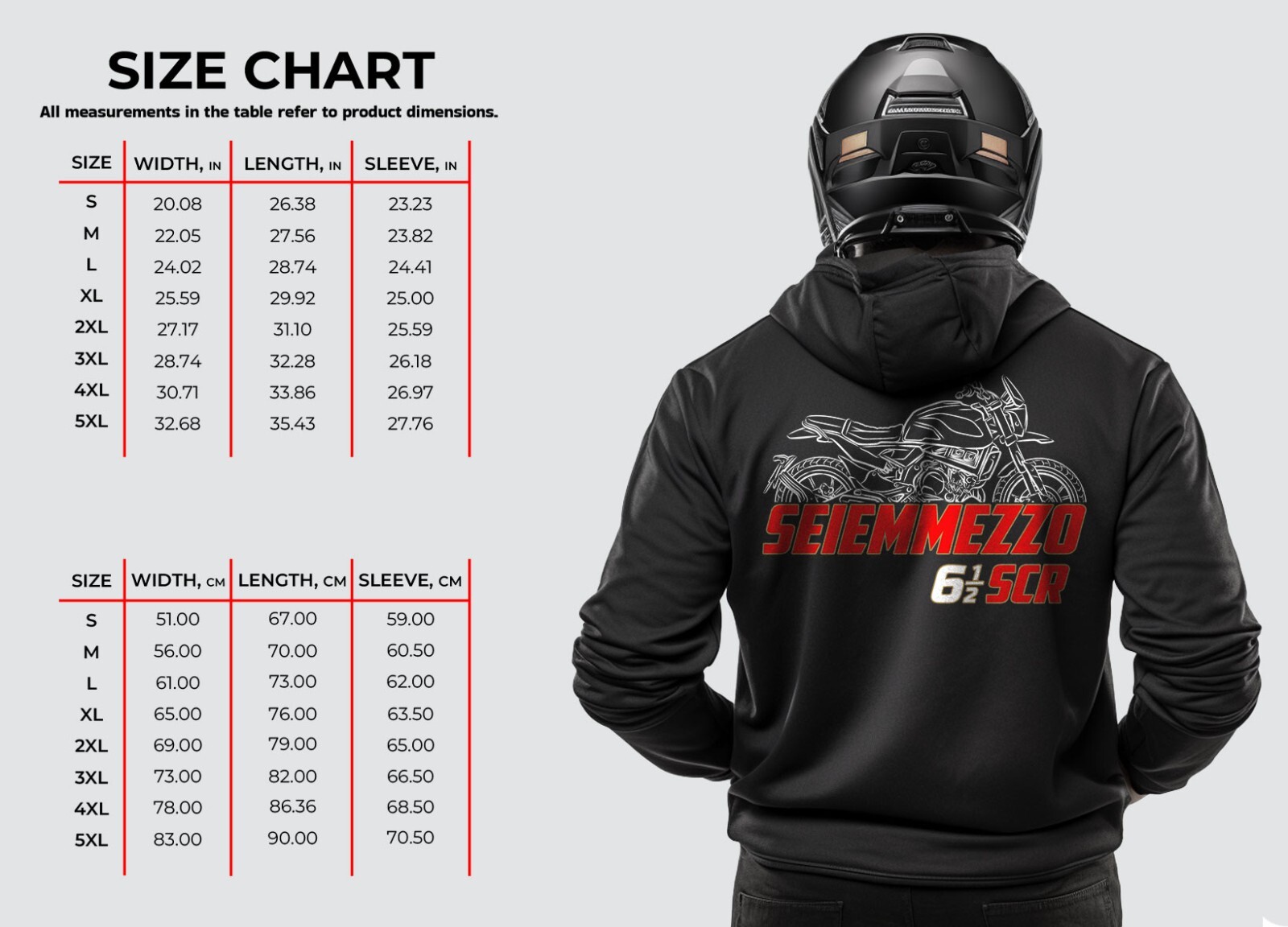 For Moto Morini Seiemmezzo 2022-2025 Fans – Moto Animals Illustration Hoodie