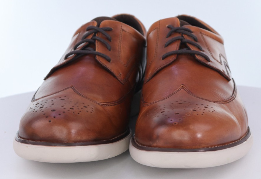 Rockport Garett Trutech $150 Men’s Wingtip Oxfords Dress Shoes Size 13 (W) Wide