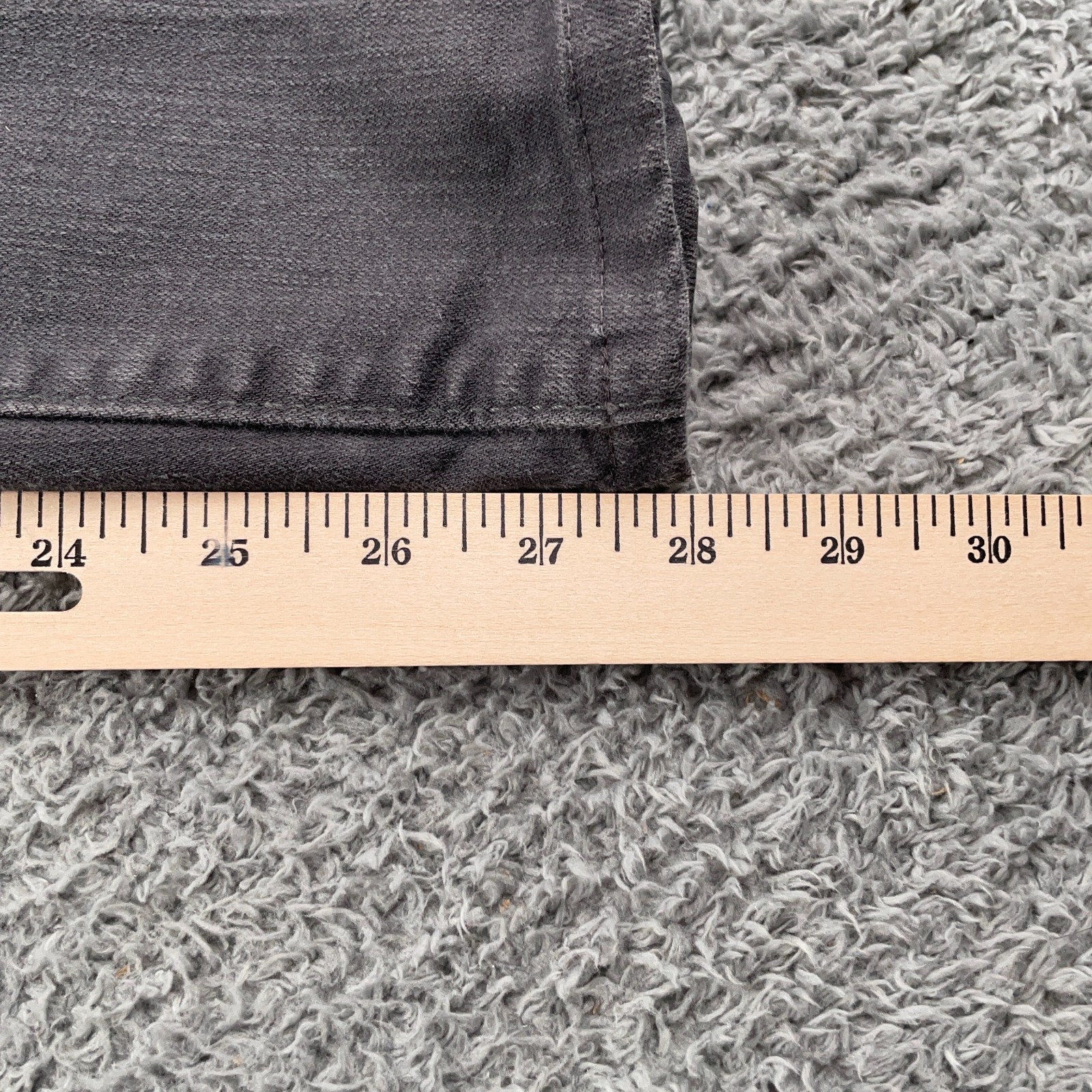 Eddie Bauer Jeans Womens 4 Gray Slightly Curvy Slim Straight Stretch Denim