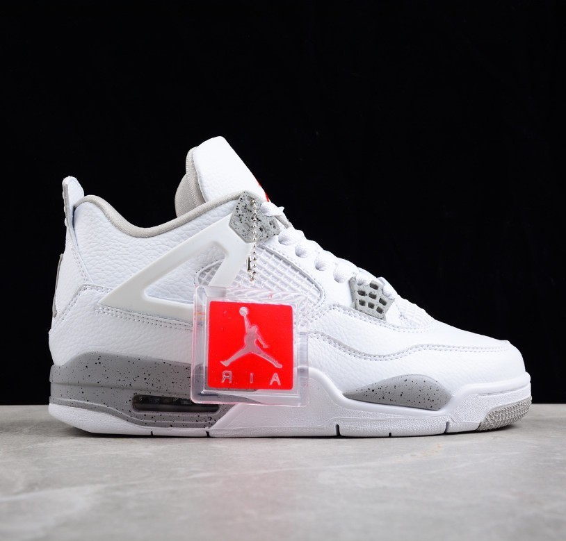Jordan 4 Retro “White Oreo ” Men’s US Size 7-12 Basketball Shoes Mid Top