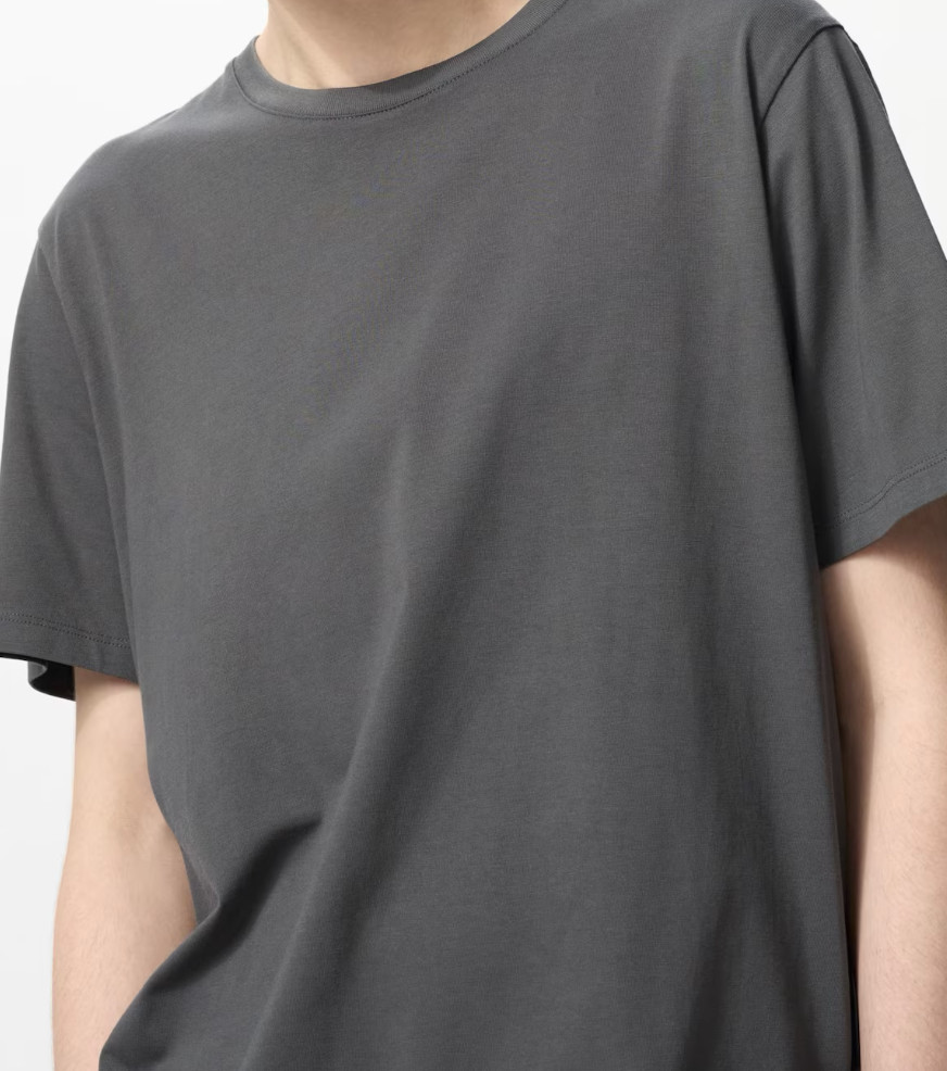 UNIQLO Premium 100% SUPIMA® cotton Crew Neck Short-Sleeve T-Shirt