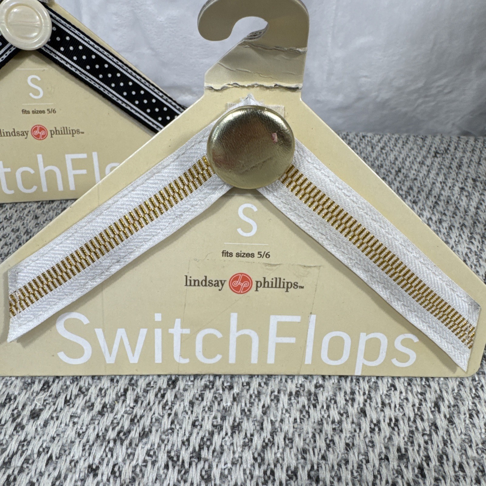 Lindsay Philips Switchflops Interchangable Straps Set Of 4 Size 5/6