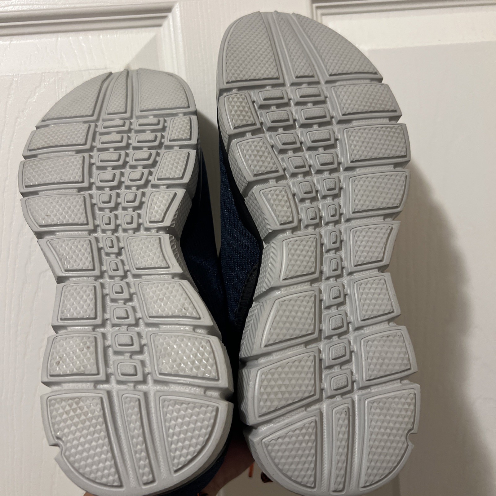 SKECHERS DUAL-LITE Navy Relax Fit Memory Foam Athletic Shoes 51529 Men’s Size 8