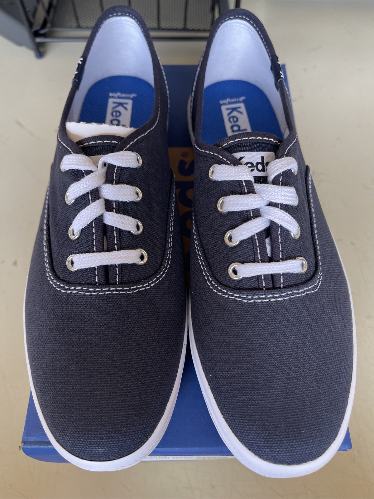 PICK SIZE/ Keds Women’s Champion NAVY Canvas Shoe
