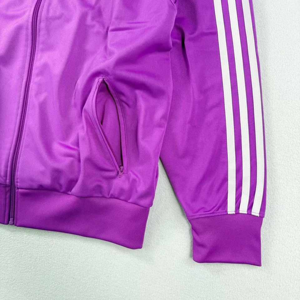 Adidas Originals Firebird Track Jacket Womens Purple Burst IY4736 Full Zip NWT