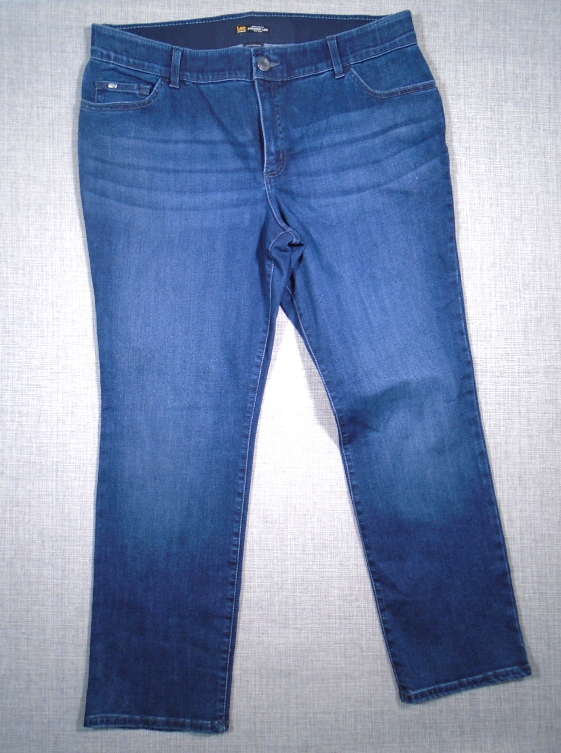 Lee Womens Jeans Straight Leg 40″ x 30″ Regular Fit Flex Motion FREE RETURNS