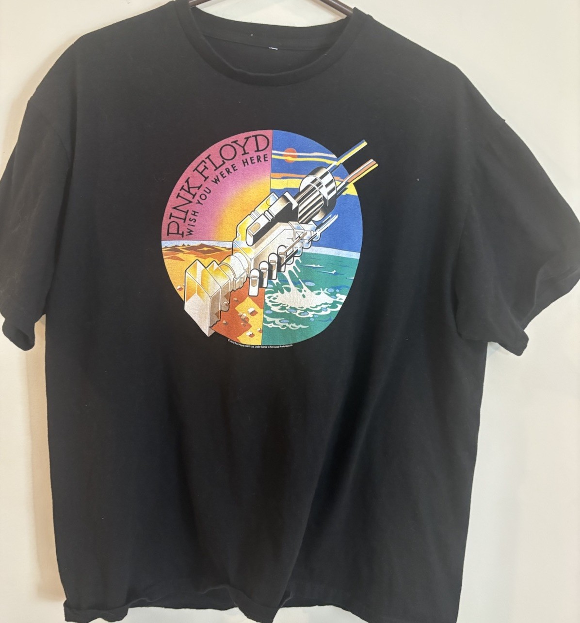 Pink Floyd Wish You We’re Here T-shirt Adult Size Large No Tags