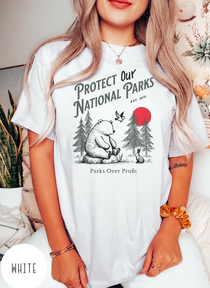 Protect Our National Parks Resist Comfort Tee Nature Outdoors Park Lover Gift