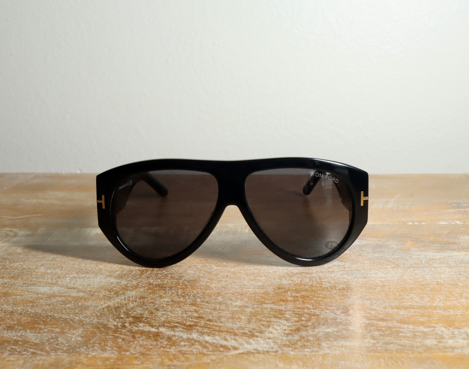 Tom Ford Bronson TF1044 Oversized Aviator Sunglasses 60mm Black/Gray Lens