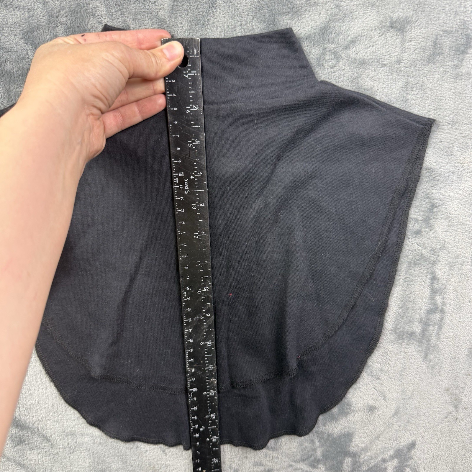 Le Turtle Vintage Black Mock Neck Dickey Collar Detachable False Collar 90s Y2K