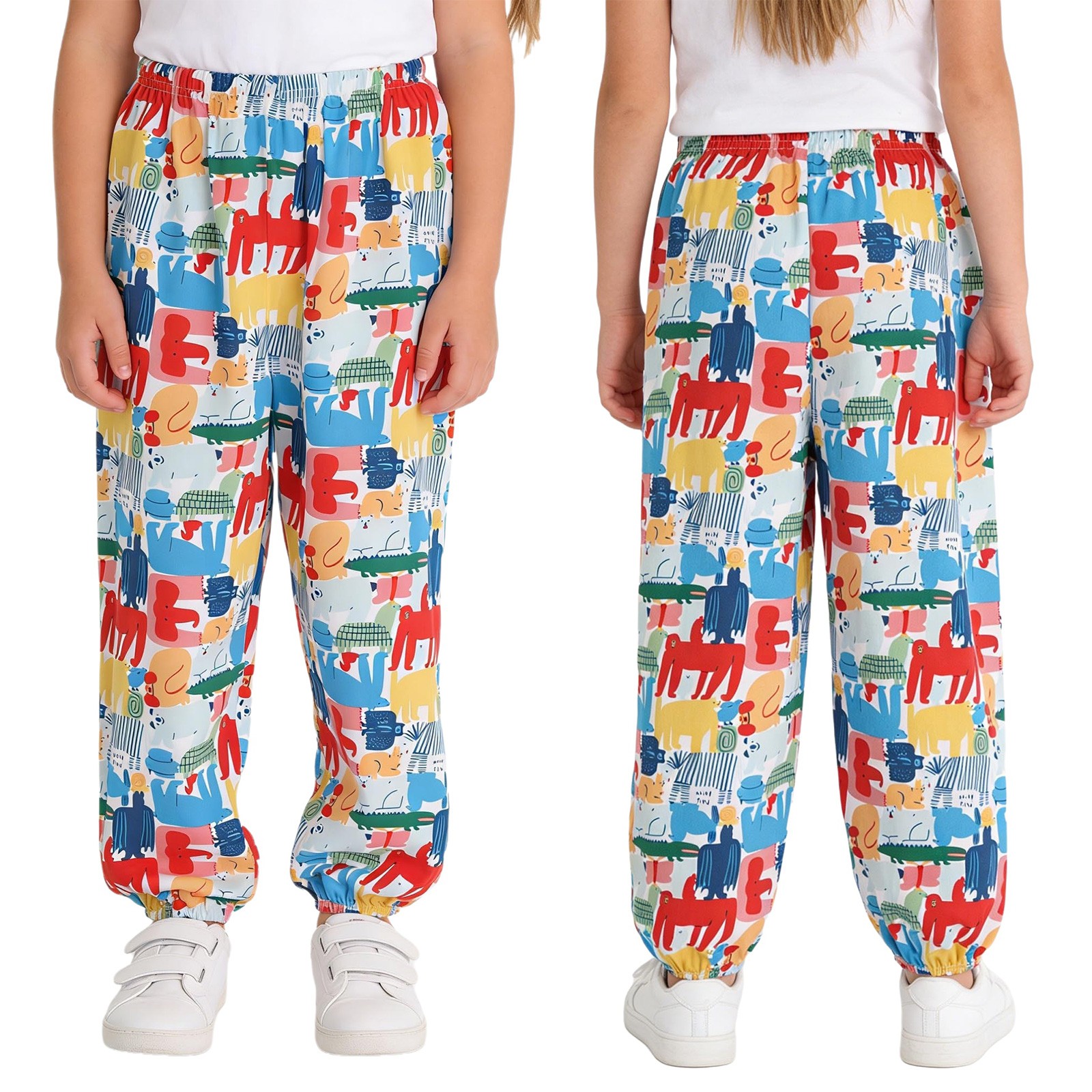 Unisex Kids Bloomers Walking Trousers Family Pants Park Casual Daily Wear Home