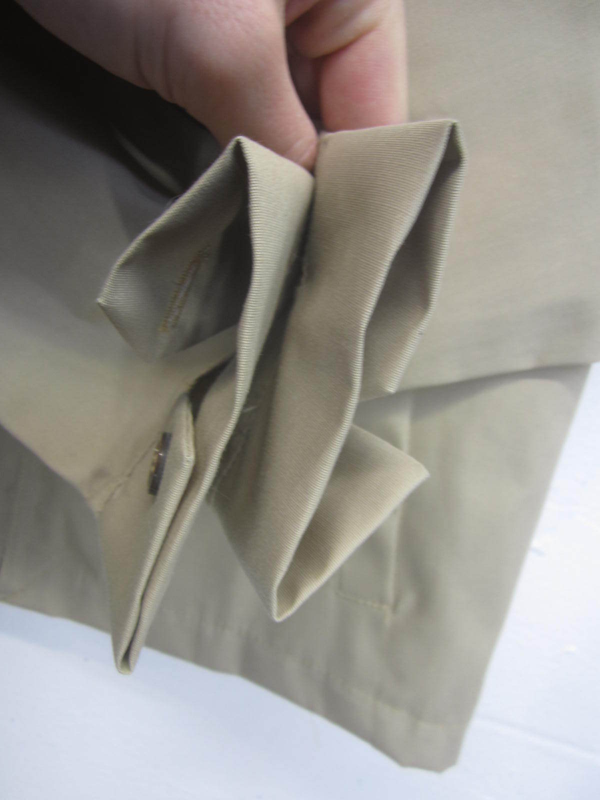 NWT Skids Drizzler Jacket windbreaker full zip beige polycotton sz M