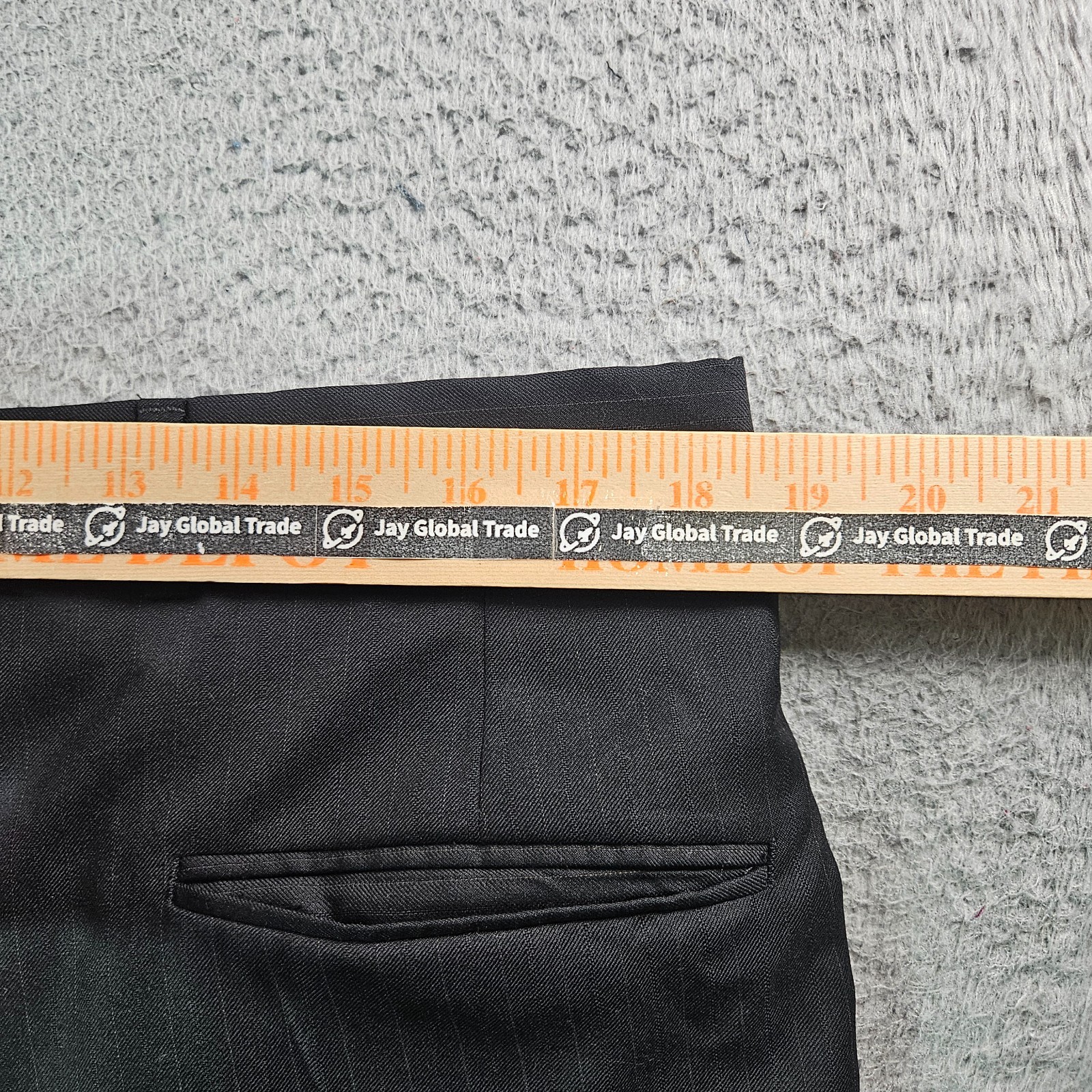 Hart Schaffner & Marx 42L 2PC Suit Blazer Men Pants 36 x 33 Gold Trumpeter Gray