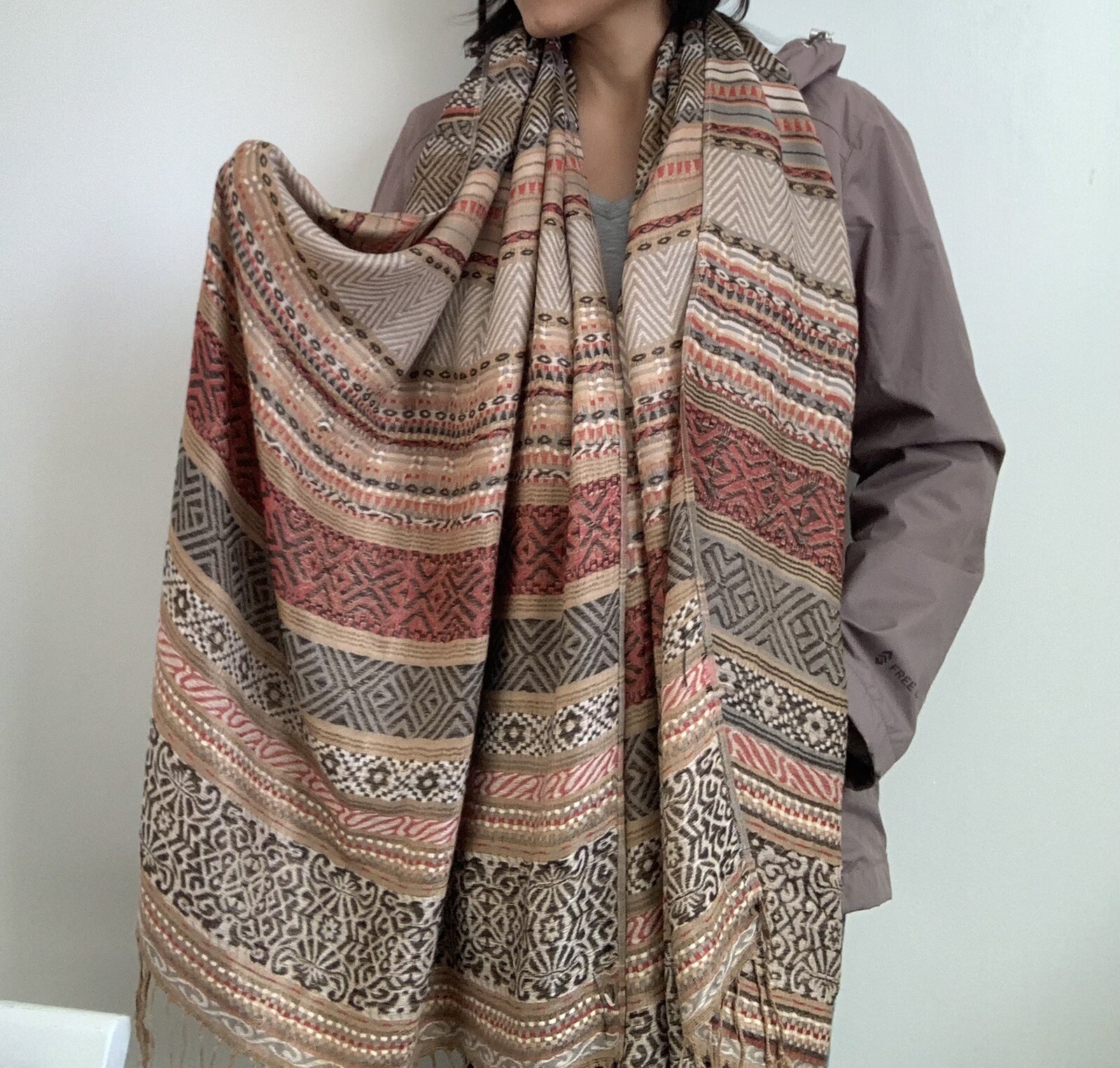 Pashmina Scarf Shawl , Is Perfect For Any Season,travel Accessories For Women .