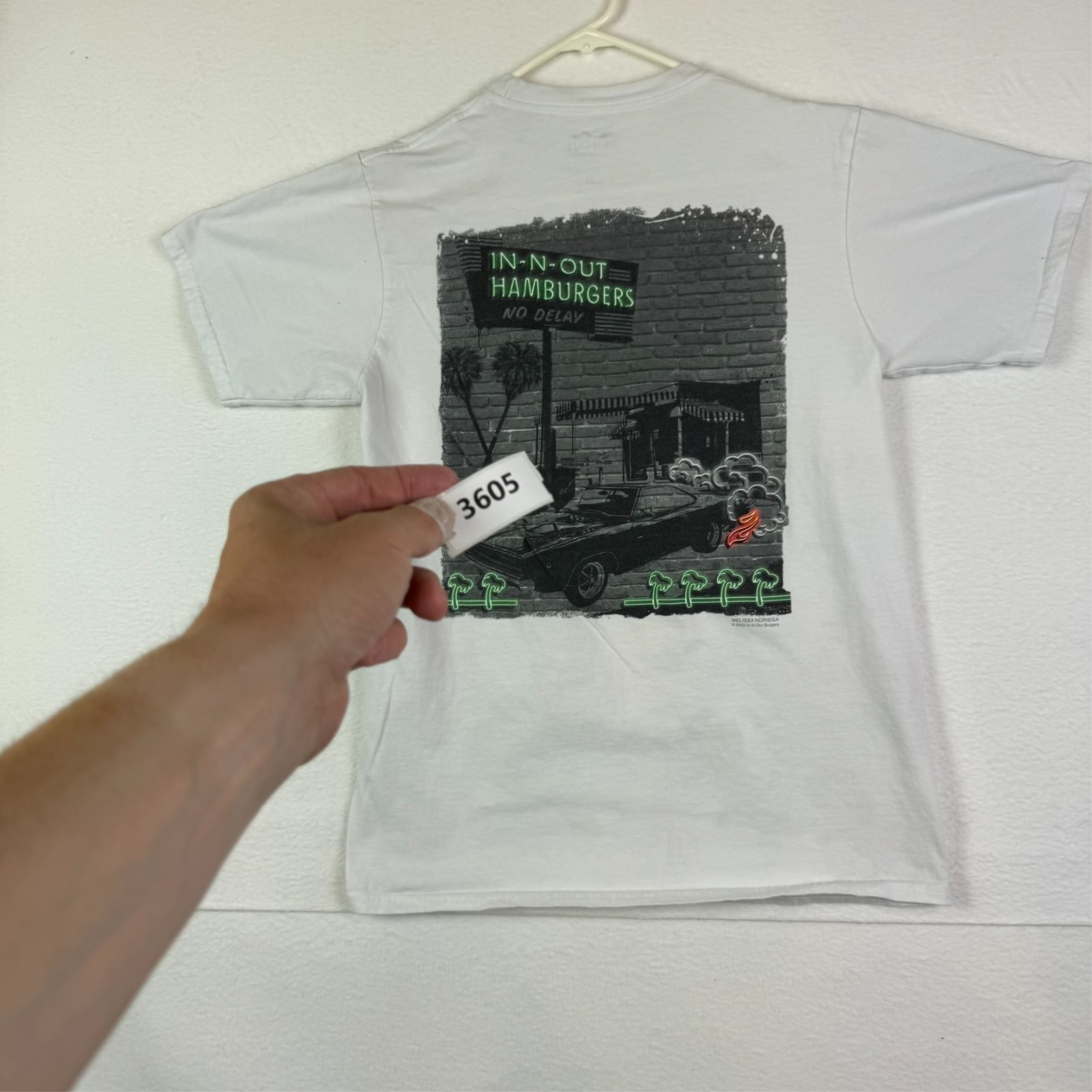 In-N-Out Burger Quality-N-Speed TShirt Men’s Medium Short Sleeve Melissa Noriega