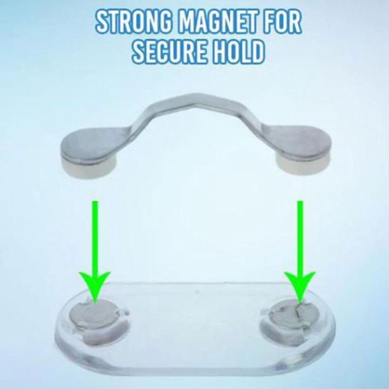 Magnetic Eyeglass Holder Clip for Clothes Sunglasses Badge Brooch Magnet Hook