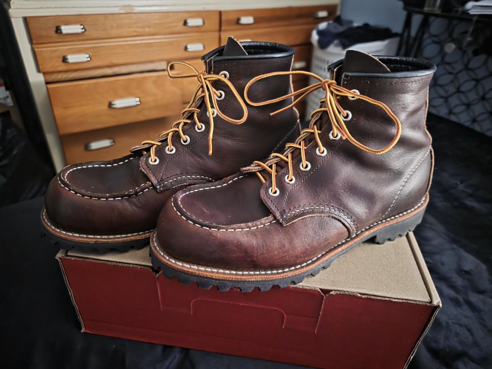Red Wing Roughneck Moc Toe 8.5 E2