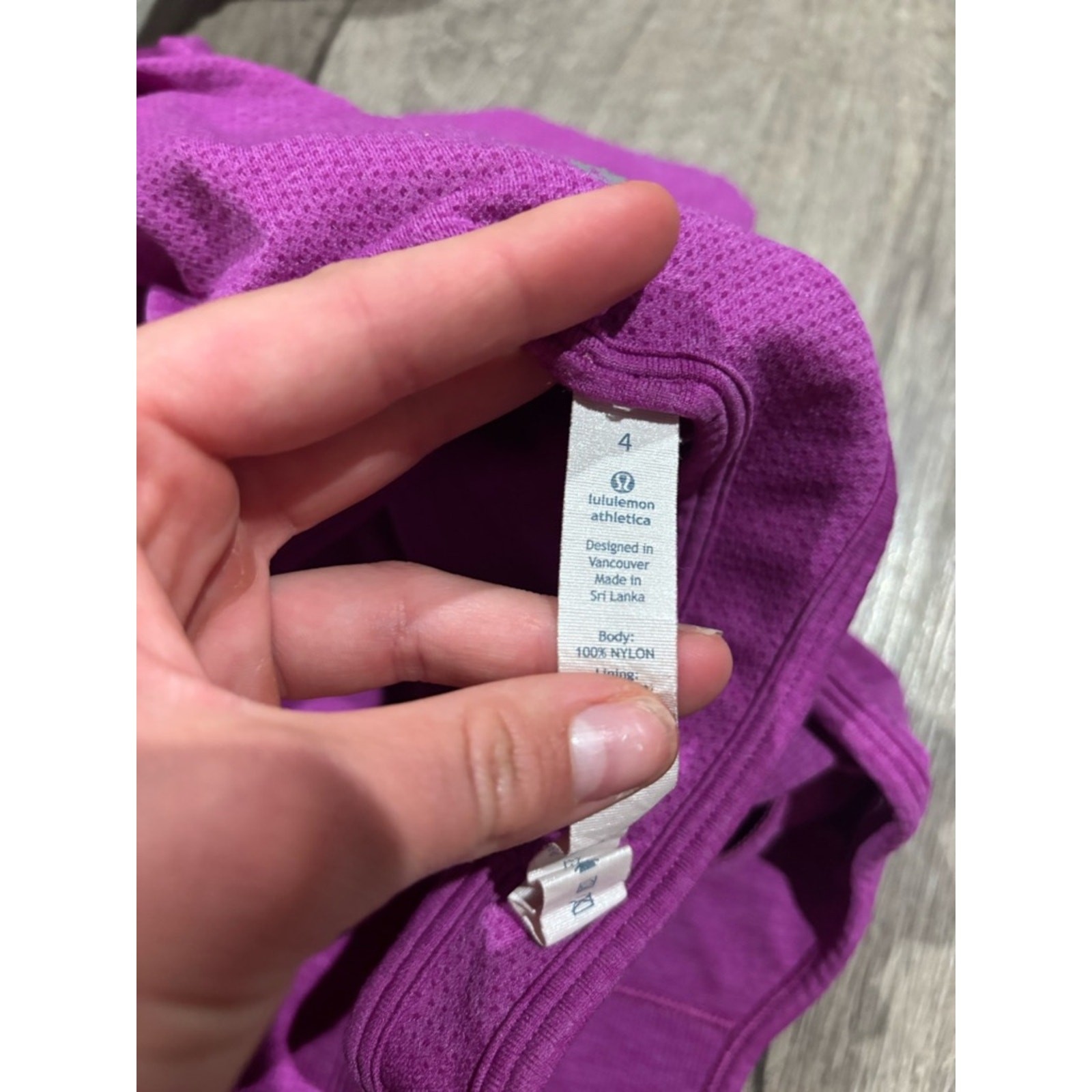Lululemon Seamlessly Covered Tank in Heathered Ultra Violet Size 4