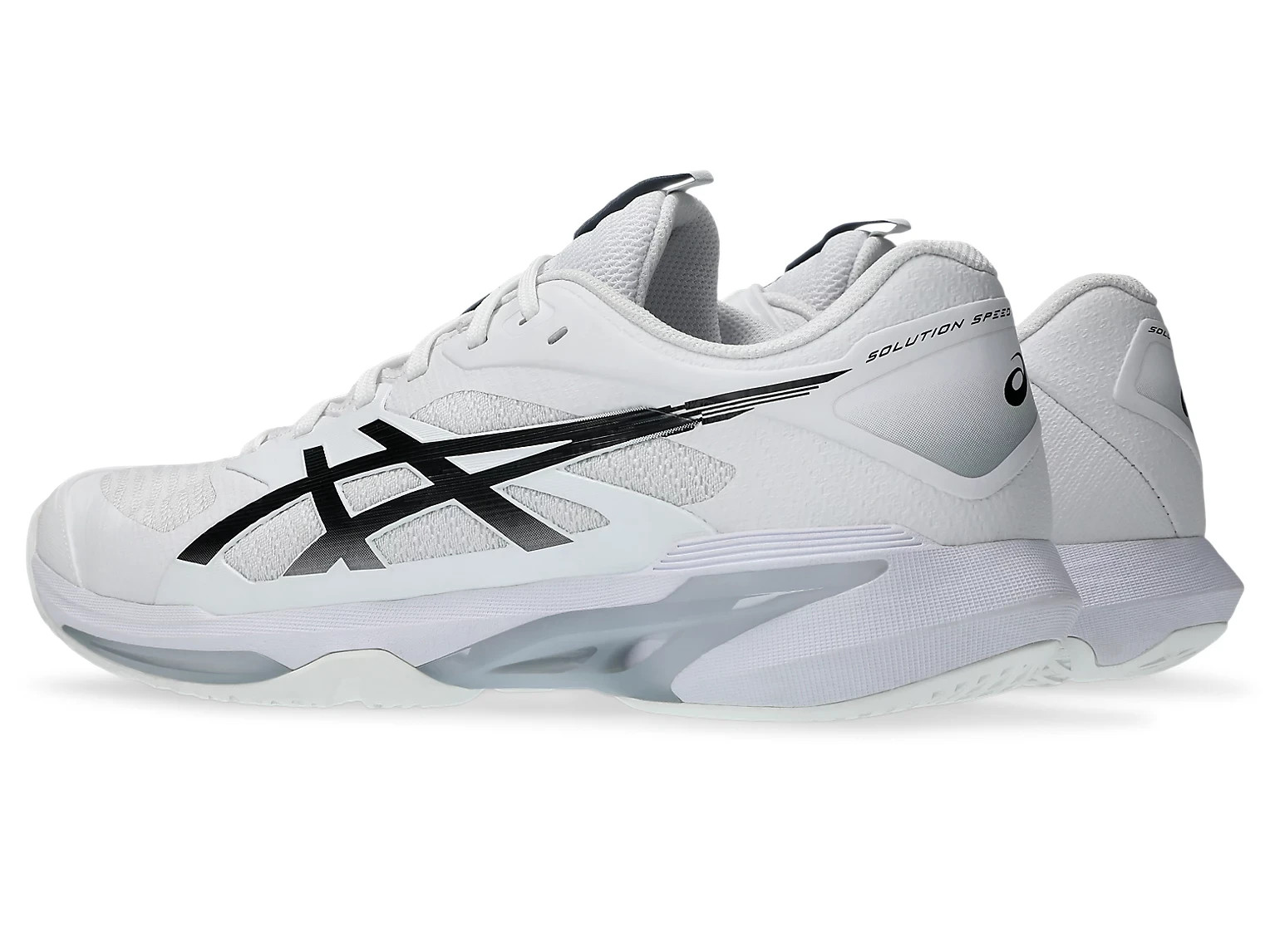ASICS SOLUTION SPEED FF 4 AC 1041A532 100 White Black Tennis Shoes