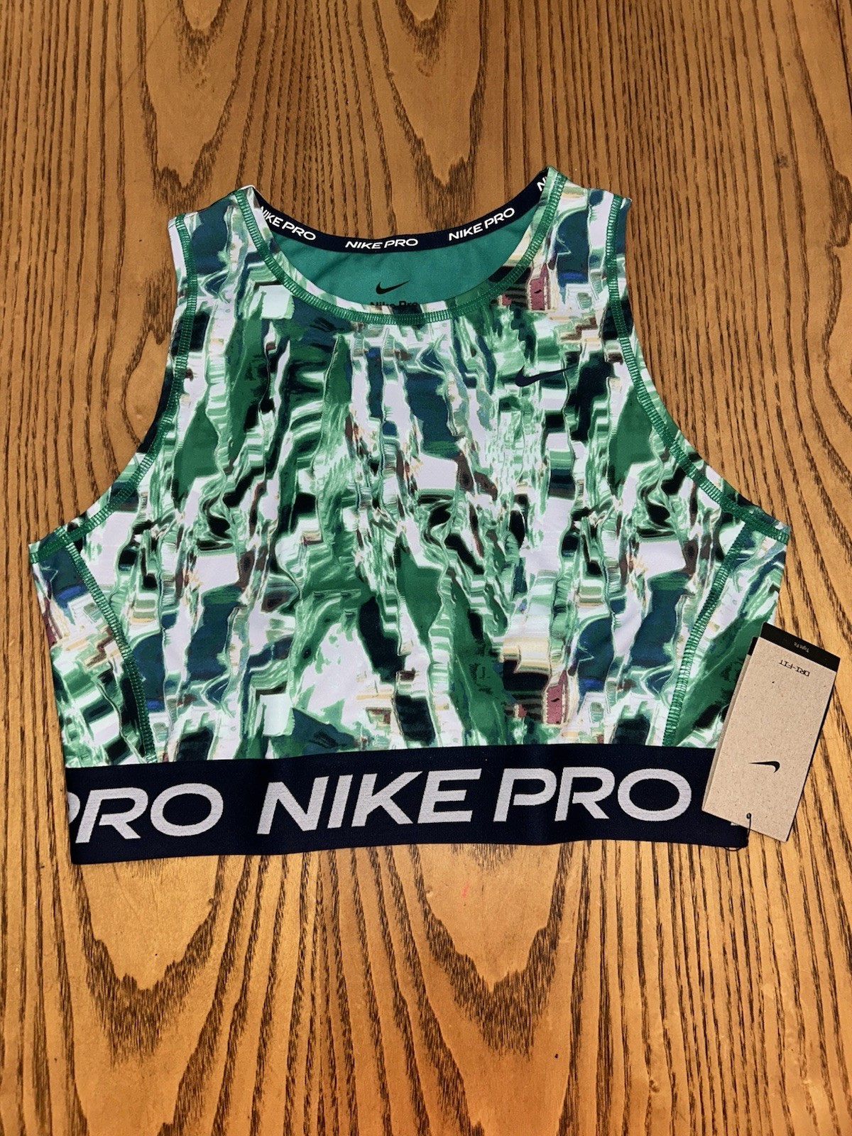 NIKE PRO WOMEN’S DRI FIT ALL OVER PRINT TANK TOP MEDIUM