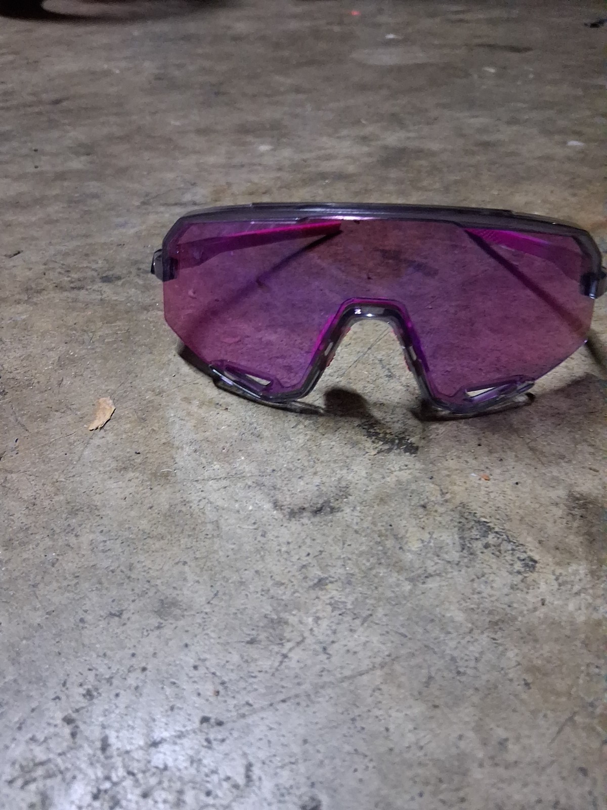 100% S3 performance sunglasses with a purple mirror lens