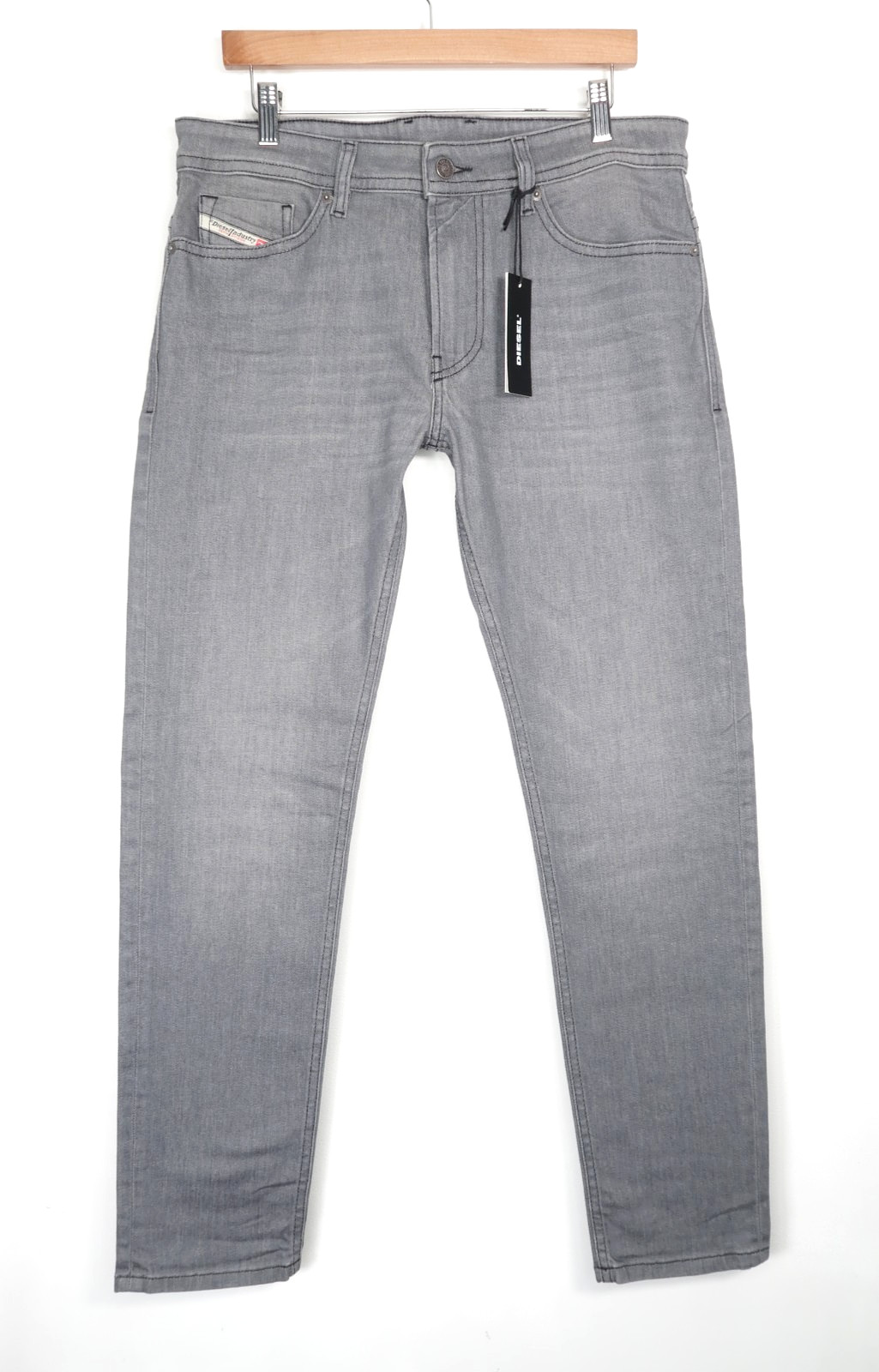 Diesel Jeans THOMMER-X Mens Stretch Slim Skinny Grey Jeans W33 L32 Wash R839N