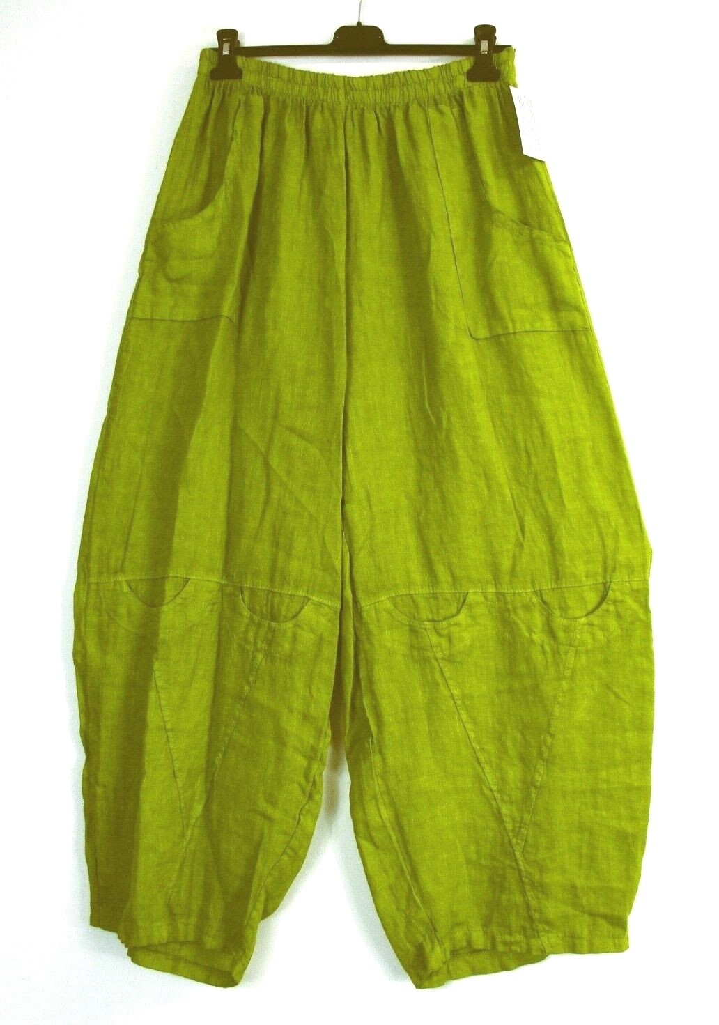 LAGENLOOK 100% LINEN ITALIAN TROUSERS 8 COLS 3 SIZES : Plus:1 Plus:2 Plus Plus:3
