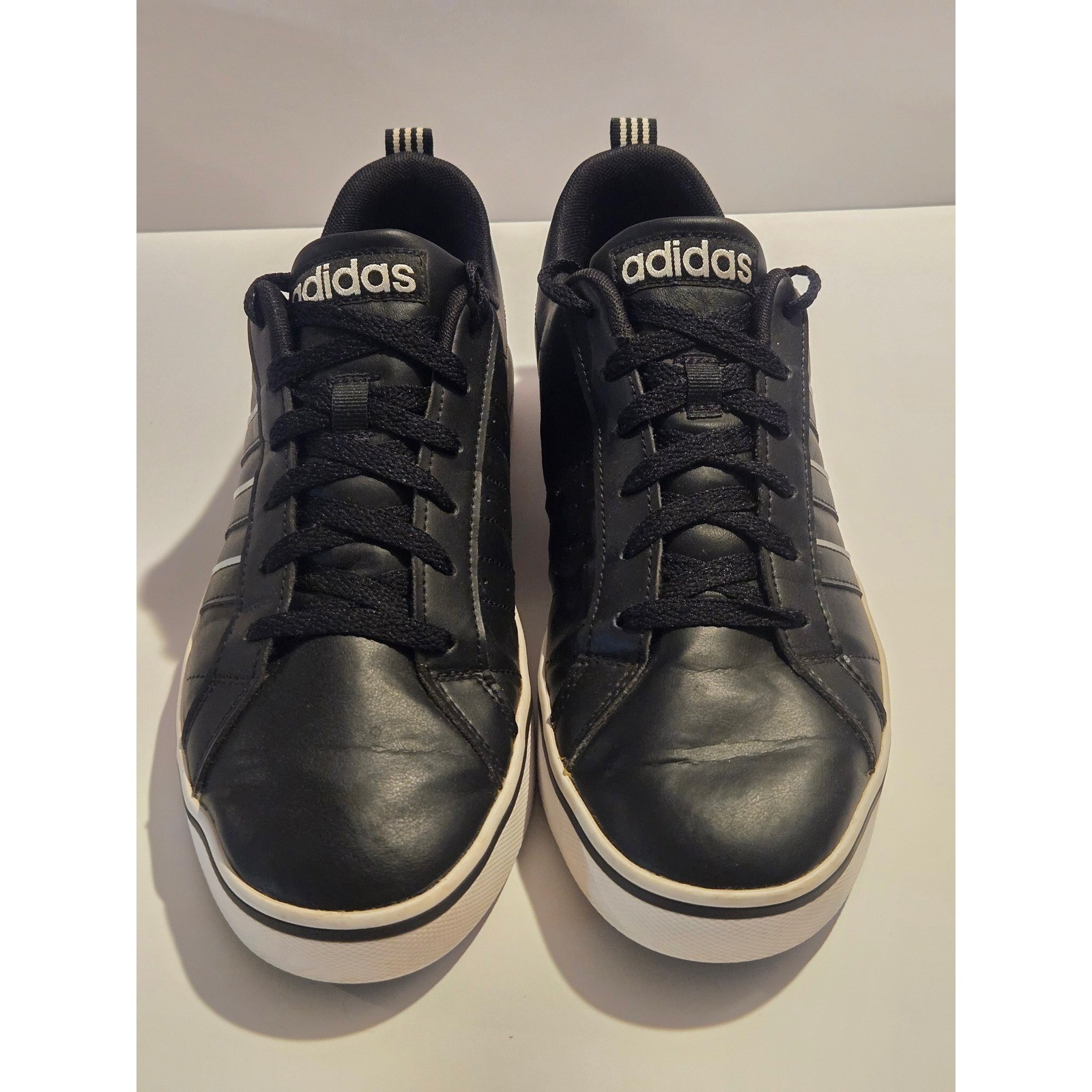 Adidas VS Pace Mens Sneakers Black White Low Top Casual Shoes B74494