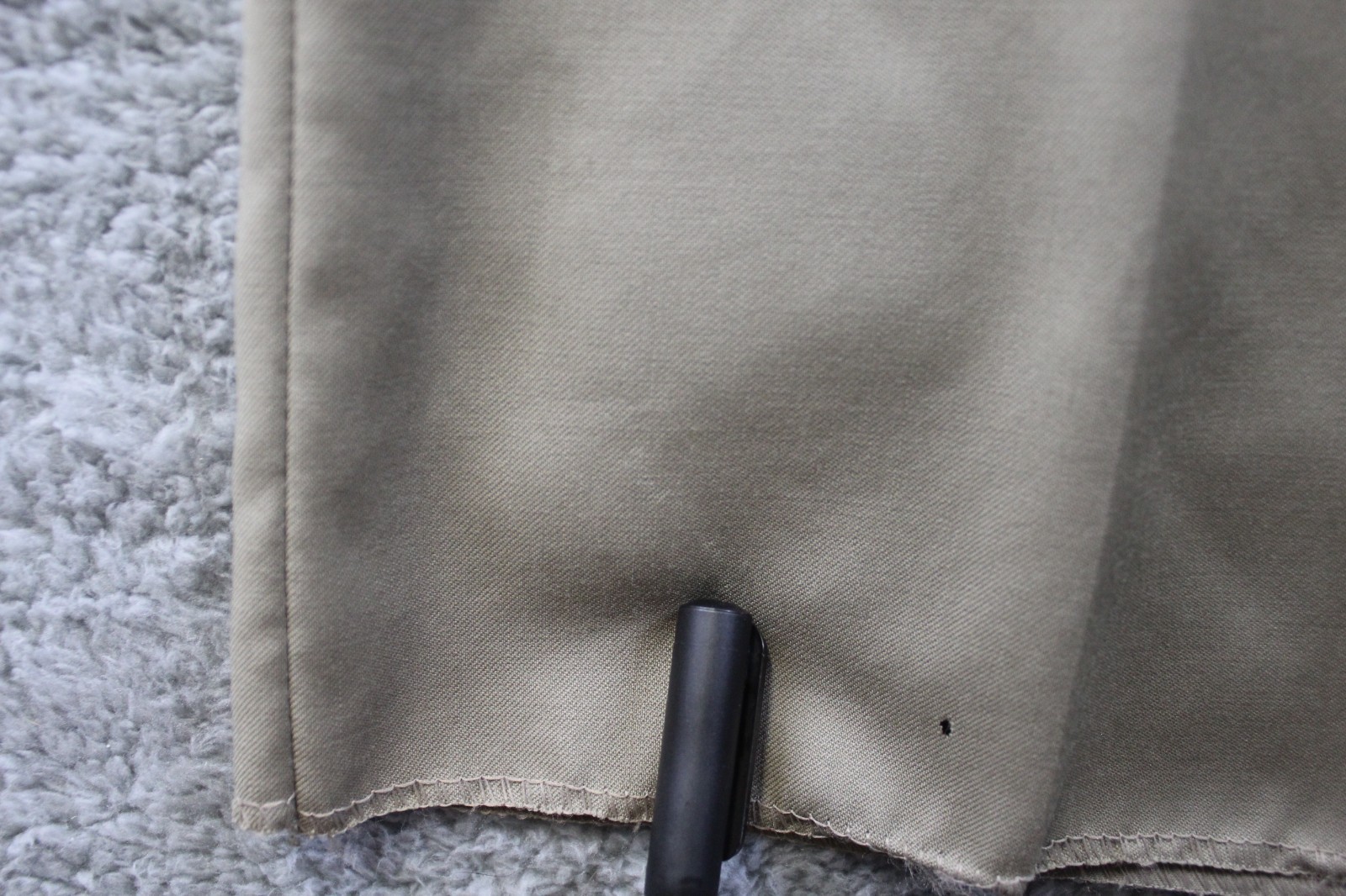 Neiman Marcus 38W Men’s Beige Wool Straight Solid Dress Suit Trousers Pants New